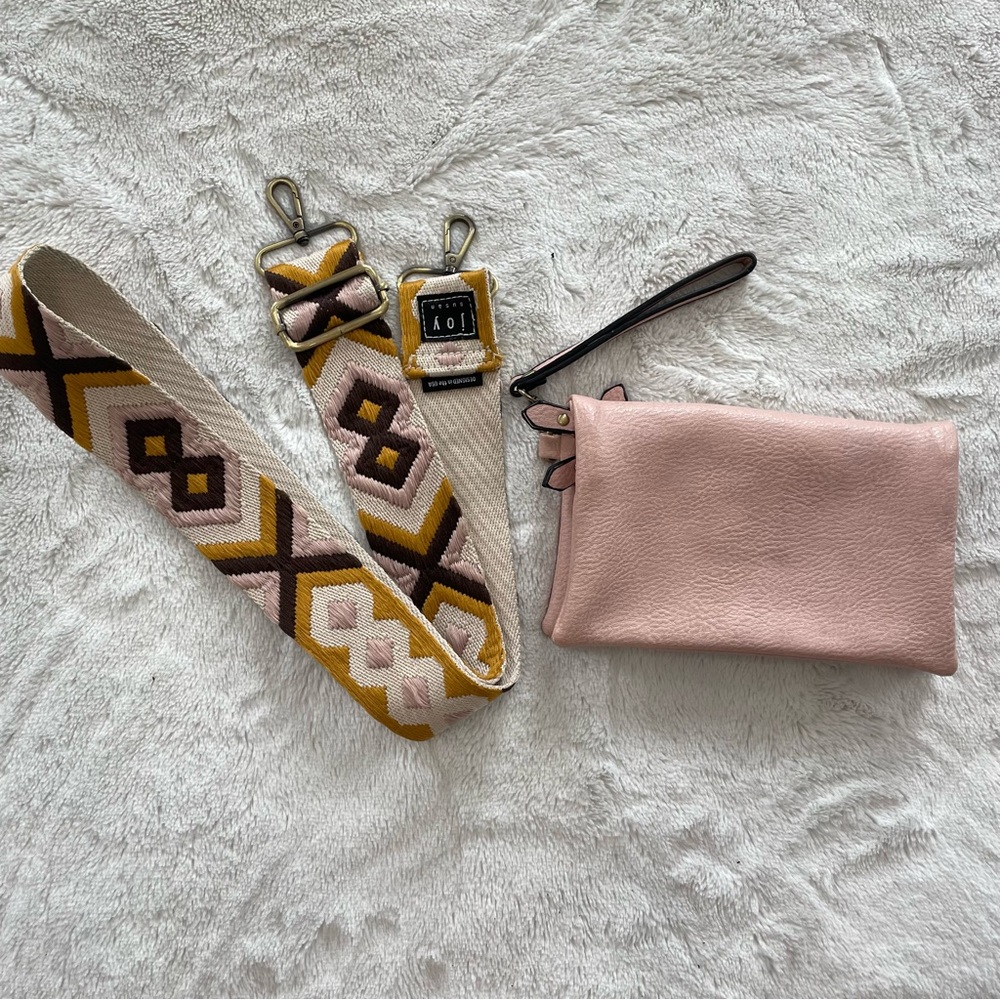 MAKE OFFER: Joy Susan Convertible Wristlet Clutch/ Wallet w/ Guitar Strap